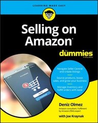 Selling on Amazon For Dummies cena un informācija | Ekonomikas grāmatas | 220.lv