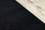 Rugsx ковровая дорожка Karmel, чёрная, 140 см