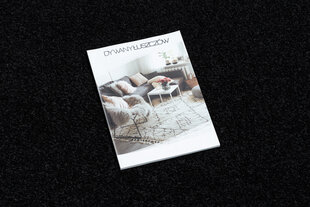 Paklājs - celiņš KARMEL Gluds, vienkrāsains melns 160 cm цена и информация | Ковры | 220.lv