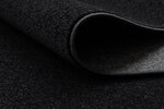 Rugsx ковровая дорожка Karmel, чёрная, 160 см