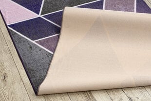 Paklājs, neslīdošs Trīsstūri gumijas violeta 100 cm cena un informācija | Paklāji | 220.lv