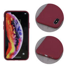 Silicon case forSamsung Galaxy S21 FE burgundy cena un informācija | Telefonu vāciņi, maciņi | 220.lv