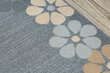 Paklājs, neslīdošs MARGARETKA ziedu, gumijas pelēks 57 cm цена и информация | Paklāji | 220.lv