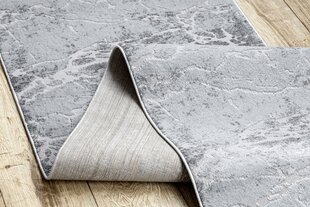Rugsx ковровая дорожка Mefe 6182, серая, 90 см цена и информация | Ковры | 220.lv
