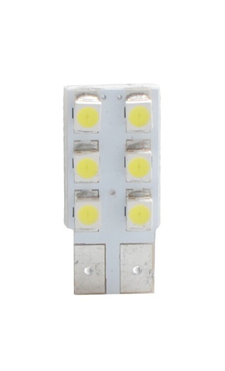 LED L083W - W5W 6xSMD3528 Baltas LED spuldzes M-TECH cena un informācija | Auto spuldzes | 220.lv