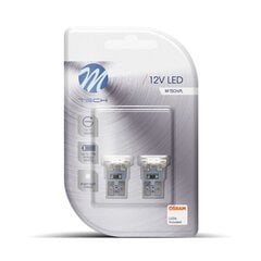 Блистер 2x LED L079W - W5W 6xSMD3528 Белые Светодиодные лампы M-Tech цена и информация | Автомобильные лампочки | 220.lv