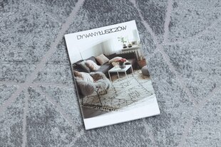 Rugsx ковровая дорожка Mefe 2783, серый мрамор, 60 см цена и информация | Ковры | 220.lv
