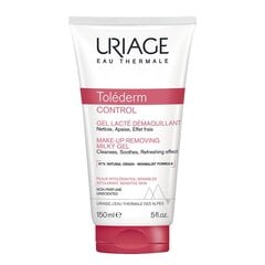 Молочко для снятия макияжа Uriage Tolederm Control 150мл цена и информация | Средства для очищения лица | 220.lv