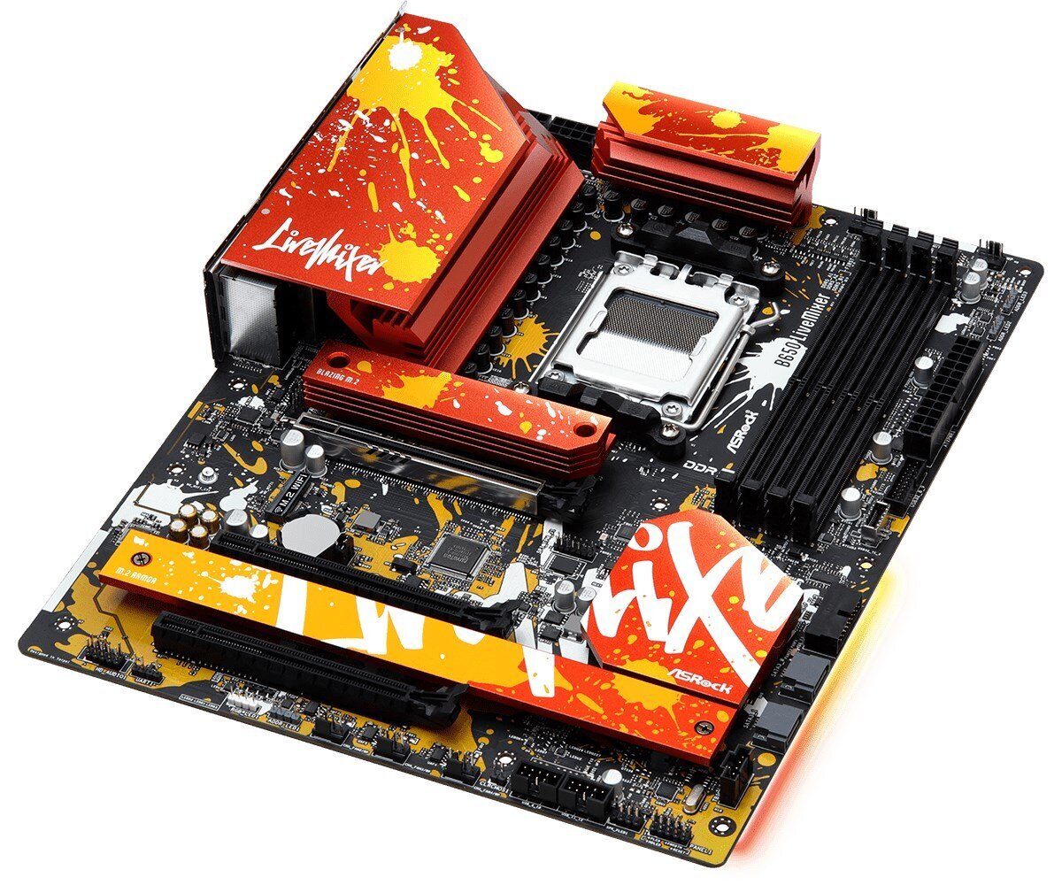 Asrock B650 LiveMixer AMD B650 ligzda AM5 ATX cena un informācija | Mātesplates | 220.lv