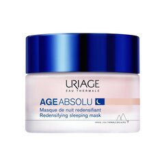 Reģenerējoša nakts maska Uriage Age Absolu, 50ml cena un informācija | Sejas maskas, acu maskas | 220.lv