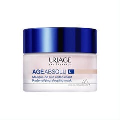 Reģenerējoša nakts maska Uriage Age Absolu, 50ml cena un informācija | Sejas maskas, acu maskas | 220.lv