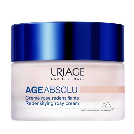 Rozā sejas krēms Uriage Age Absolu Redensifying Rosy, 50ml cena un informācija | Sejas krēmi | 220.lv