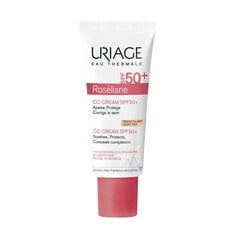 Universāls toni koriģējošs krēms Uriage Roseliane CC SPF50, 40ml цена и информация | Кремы для лица | 220.lv