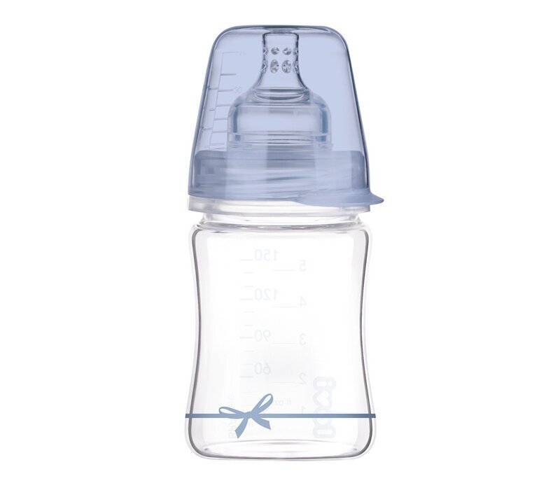 Stikla pudele Lovi Diamond glass Baby Shower boy, 150 ml cena un informācija | Bērnu pudelītes un to aksesuāri | 220.lv