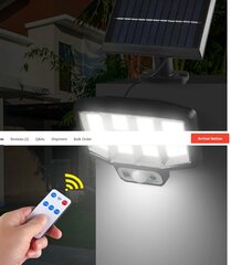 Lampa ar saules bateriju un 5m kabeli цена и информация | Уличное освещение | 220.lv