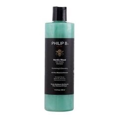Šampūns un ķermeņa želeja Philip B Nordic Wood, 350 ml cena un informācija | Šampūni | 220.lv