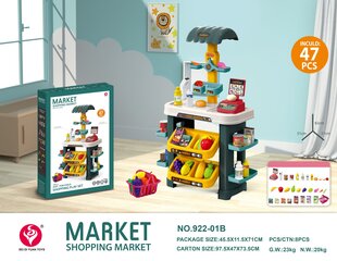 Rotaļu tirdzniecības centrs ar piederumiem Market Xiong Cheng toys factory, 2104U411 cena un informācija | Rotaļlietas meitenēm | 220.lv