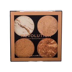 Палетка Makeup Revolution Cheek Kit Palette, 8 г  цена и информация | Бронзеры (бронзаторы), румяна | 220.lv