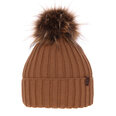Женская шапка Need 4You, коричневая, мериносовая шерсть