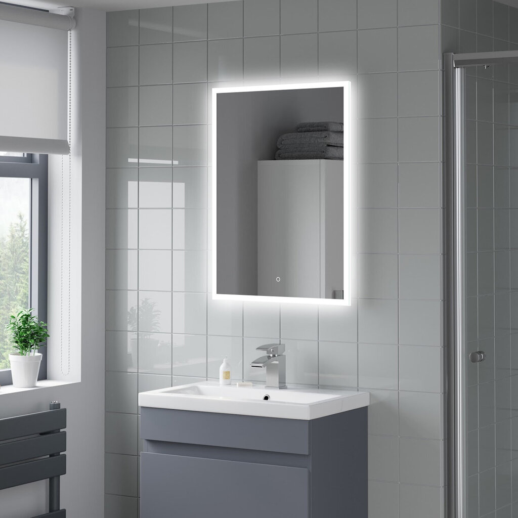Spogulis LED Vento Tivoli 80X60 cena un informācija | Vannas istabas spoguļi | 220.lv