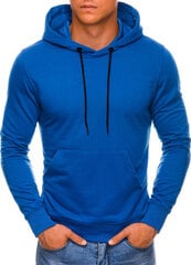 Vīriešu džemperis ar kapuci Edoti B1213 zils cena un informācija | Vīriešu jakas | 220.lv