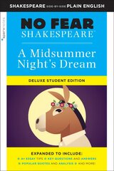 Midsummer Night's Dream: No Fear Shakespeare Deluxe Student Edition: Deluxe Student Edition цена и информация | Рассказы, новеллы | 220.lv