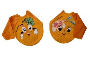 Комплект из непромокаемых нагрудников с рукавами Pumpkin & Mandarin  30х30 см, 2 шт. цена и информация | Слюнявчики | 220.lv