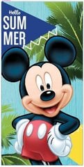 Dvieļu Disney Mickey 70 x 140 cm cena un informācija | Dvieļi | 220.lv