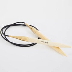 Круговые спицы KnitPro Bamboo 60 cm, 10.00 mm цена и информация | Принадлежности для вязания | 220.lv