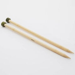 Прямые односторонние спицы KnitPro Bamboo 25 cm, 2.75 mm цена и информация | Принадлежности для вязания | 220.lv
