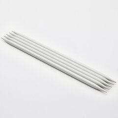 Zeķu adāmadatas KnitPro BASIX ALUMINIUM 15 cm, 4.00 mm cena un informācija | Adīšana | 220.lv