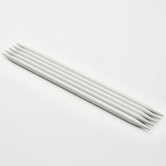 Чулочные спицы KnitPro Basix Aluminium 20 cm, 4.00 mm цена и информация | Принадлежности для вязания | 220.lv