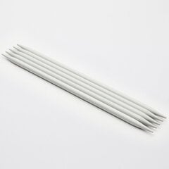Чулочные спицы KnitPro Basix Aluminium 20 cm, 5.50 mm цена и информация | Принадлежности для вязания | 220.lv