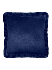 Декоративная наволочка Ruffly 40x40 A669, темно-синяя цена и информация | Декоративные подушки и наволочки | 220.lv