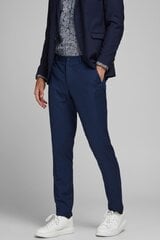 Мужские классические брюки Jack&Jones 12199893DARKNAVY-48, темно-синий цена и информация | Мужские брюки | 220.lv