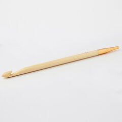 Афганский/тунисский крючок KnitPro Bamboo, 7.00 mm цена и информация | Принадлежности для вязания крючком | 220.lv