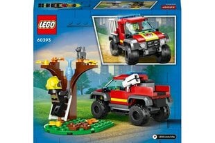 60393 LEGO® City Спасательная миссия пожарного внедорожника цена и информация | Конструкторы | 220.lv