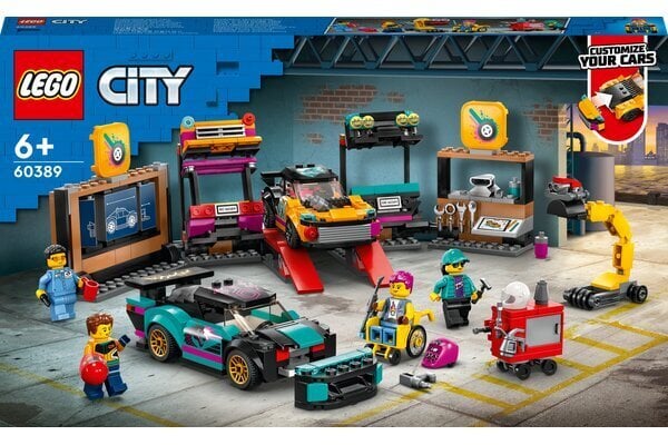 60389 LEGO® City Auto uzlabošanas darbnīca cena un informācija | Konstruktori | 220.lv