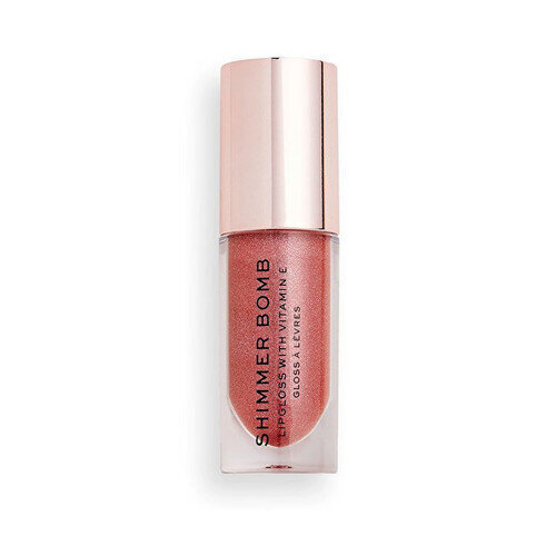 Makeup Revolution Shimmer Bomb Lip Gloss - Lūpu spīdums 4.5 ml, Light Beam cena un informācija | Lūpu krāsas, balzāmi, spīdumi, vazelīns | 220.lv