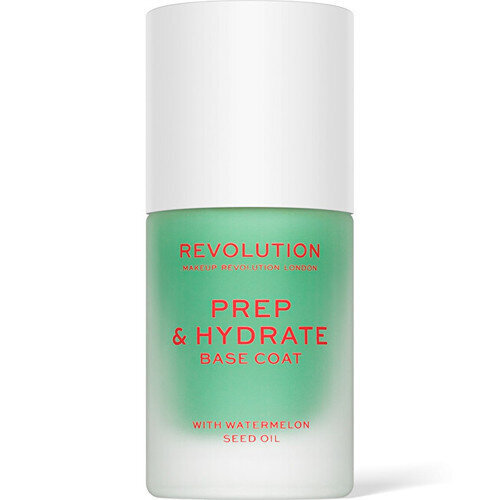 Makeup Revolution Revolution Prep & Hydrate Base Coat - Nagu laka, 10 ml цена и информация | Nagu lakas, stiprinātāji | 220.lv