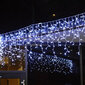 LED Ziemassvētku lāstekas, zila, 300 Led, garums - 9m, E 19-452 cena un informācija | Ziemassvētku lampiņas, LED virtenes | 220.lv
