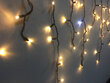 LED Ziemassvētku āra un iekštelpu lāstekas ar kristāliem, 300 LED, garums - 15,2m, savienojama, E 318 cena un informācija | Ziemassvētku lampiņas, LED virtenes | 220.lv