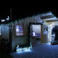 LED Ziemassvētku āra un iekštelpu lāstekas ar kristāliem, 300 LED, garums - 11m, savienojama, E DLX-2003 cena un informācija | Ziemassvētku lampiņas, LED virtenes | 220.lv
