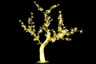 Светодиодное новогоднее украшение - 3D дерево Sakura  цена и информация | Рождественские украшения | 220.lv