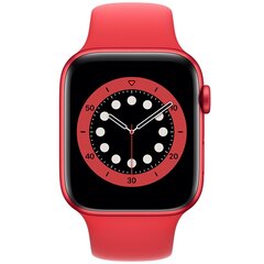 Apple Watch Series 6 40mm Red Aluminum/Red Sport Band (Atjaunots A) цена и информация | Смарт-часы (smartwatch) | 220.lv