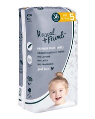 Autiņbiksītes-biksītes Rascal and Friends 5.izmērs (13-18kg), 36 gab. cena un informācija | Autiņbiksītes | 220.lv