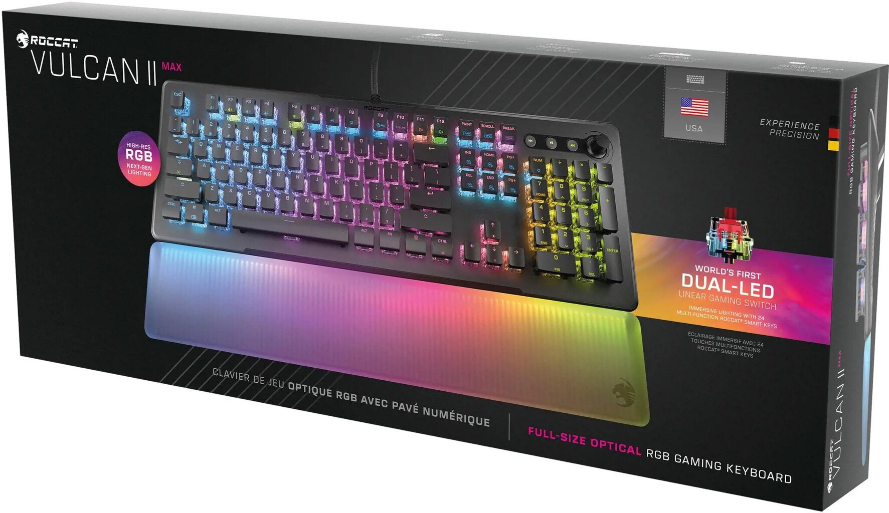 Roccat Vulcan II Max US cena un informācija | Klaviatūras | 220.lv