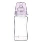 Stikla pudele Lovi Diamond glass Baby Shower girl, 250 ml cena un informācija | Bērnu pudelītes un to aksesuāri | 220.lv