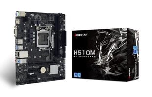 Biostar H510MHP 2.0, MicroATX, LGA1200, DDR4 цена и информация | Материнские платы	 | 220.lv