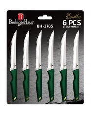 набор ножей для стейка 6 шт. berlinger haus bh-2785 цена и информация | Ножи и аксессуары для них | 220.lv